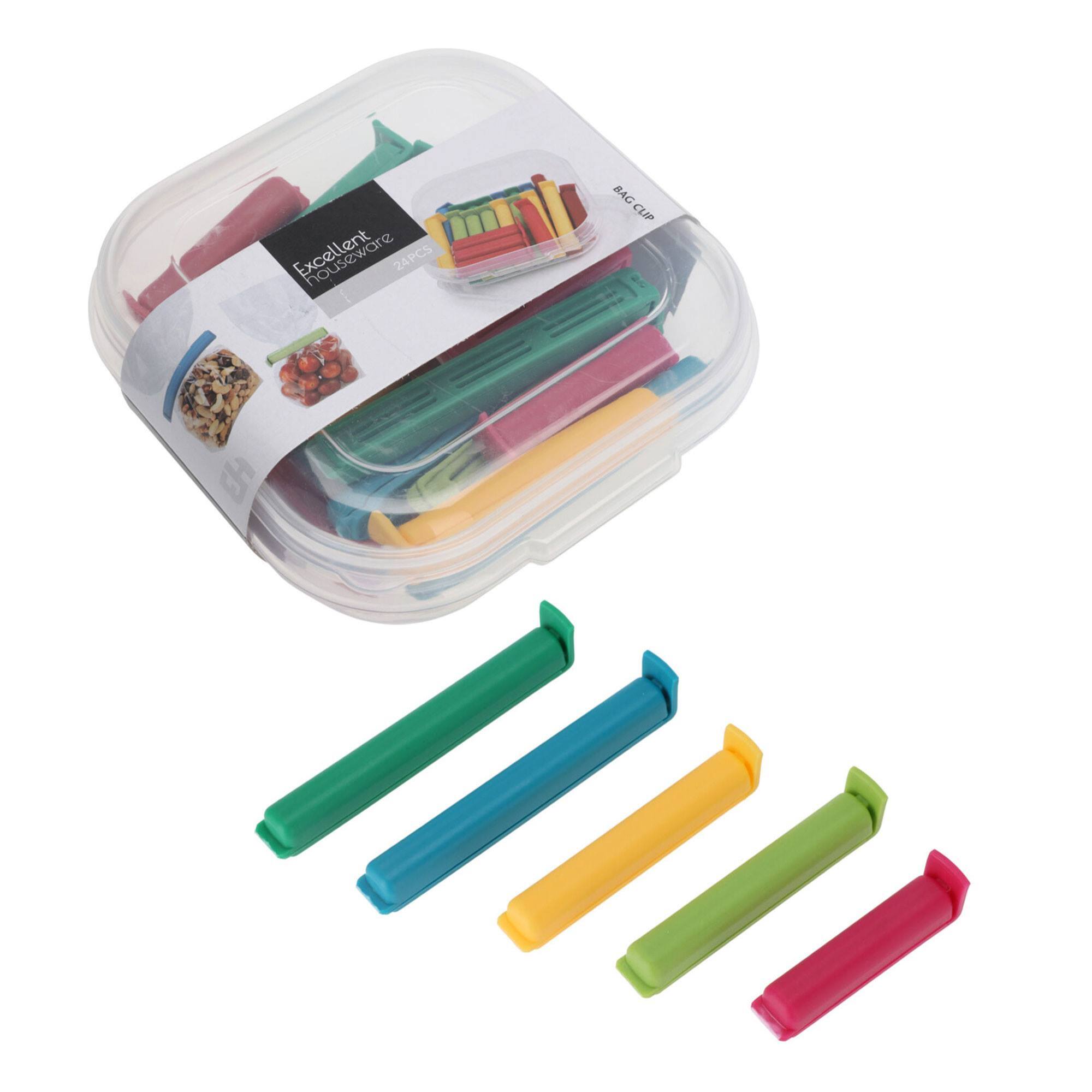 juego de 24 clips para bolsas