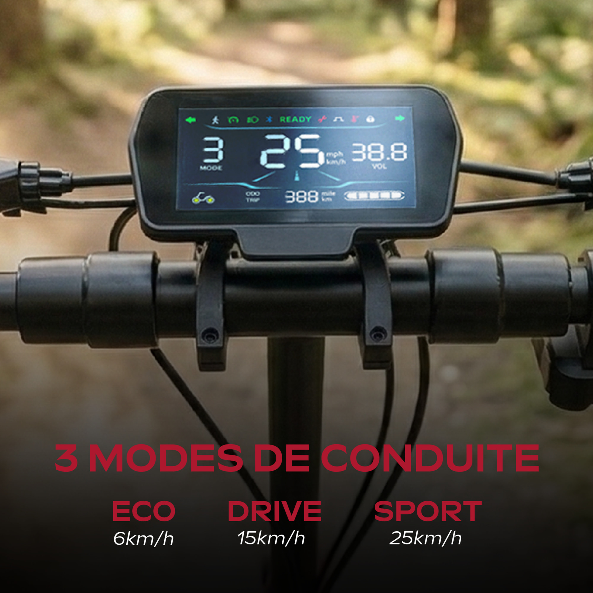 Trottinette Électrique Adulte UrbanGlide ECROSS GO - Autonomie Jusqu'a 50 km - Pneu Tubeless 10" - Batterie 54V - Poids 22Kg