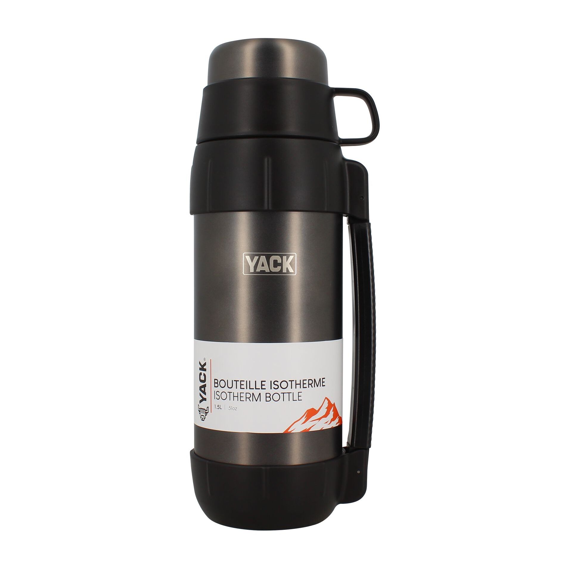 Bouteille isotherme noire 1,5L