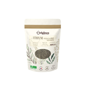 Thym Vulgaire de Vendée - Plantes naturelles Bio françaises - Sachet 50g