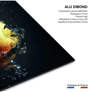 Tableau pommes et gouttes d'eau Tableau alu Dibond
