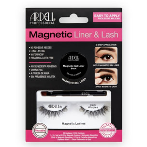 Demi Wispies Noir - Kit Eye-Liner + Faux-Cils Magnétiques