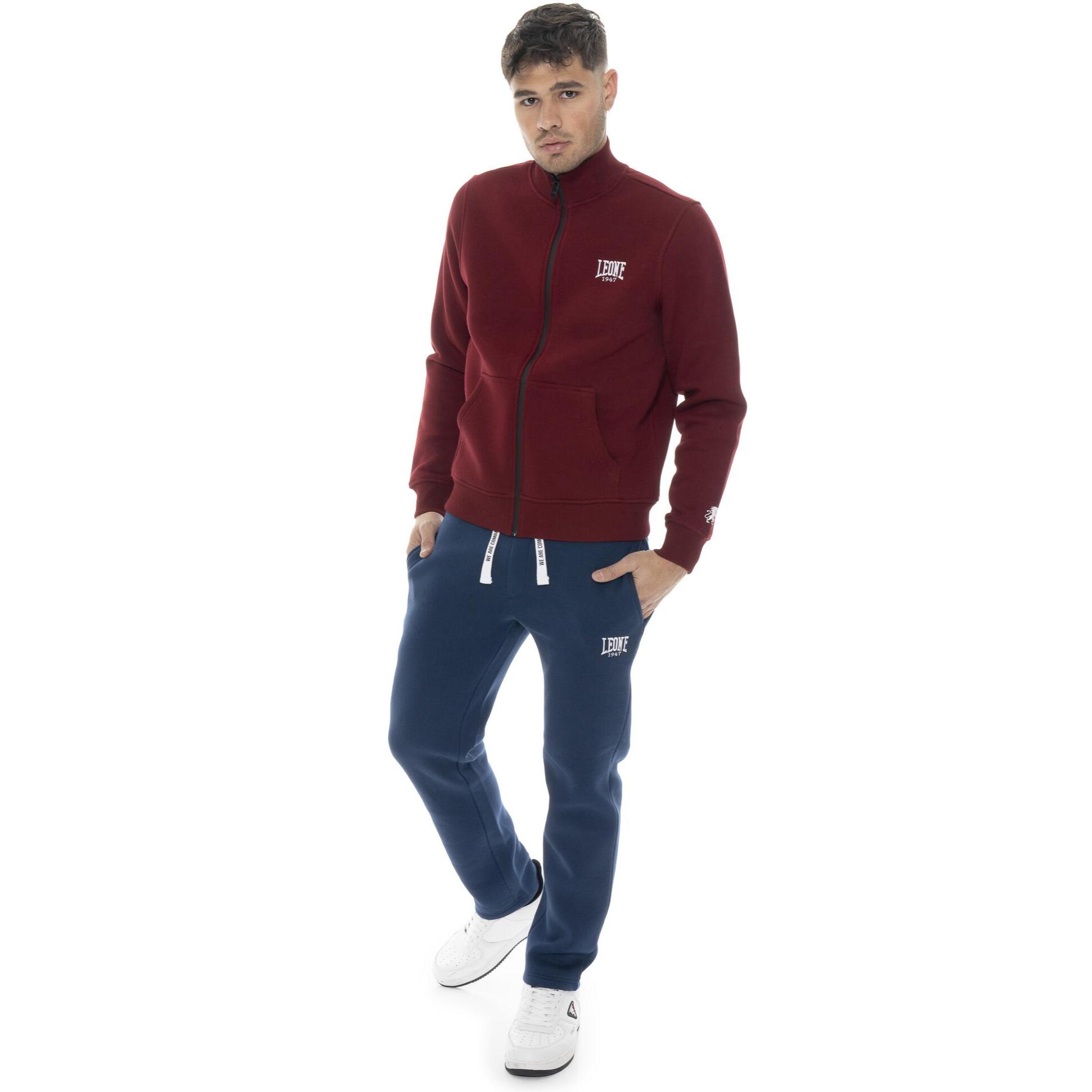 Tuta invernale uomo collo alto e zip, logo piccolo Leone 1947 Soft Basic