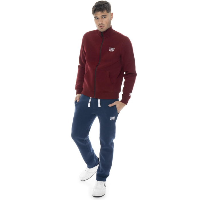 Tuta invernale uomo collo alto e zip, logo piccolo Leone 1947 Soft Basic