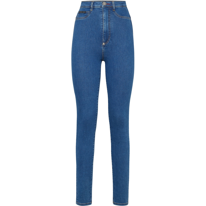 PHILIPP PLEIN Jegging de cintura alta ICONIC PLEIN