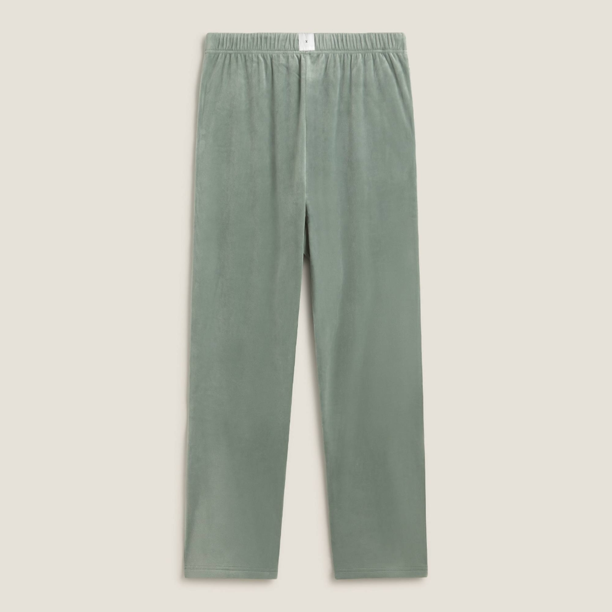Pantalón terciopelo polar Esvelu color verde claro Poliéster