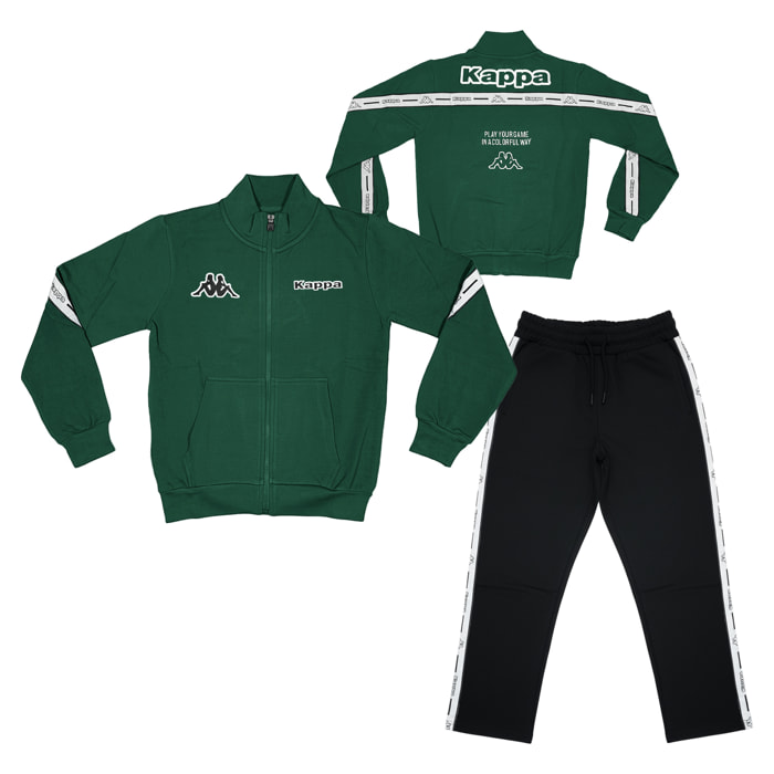 Tuta Ragazzo KAPPA 8 - 16 Anni Cotone Felpato