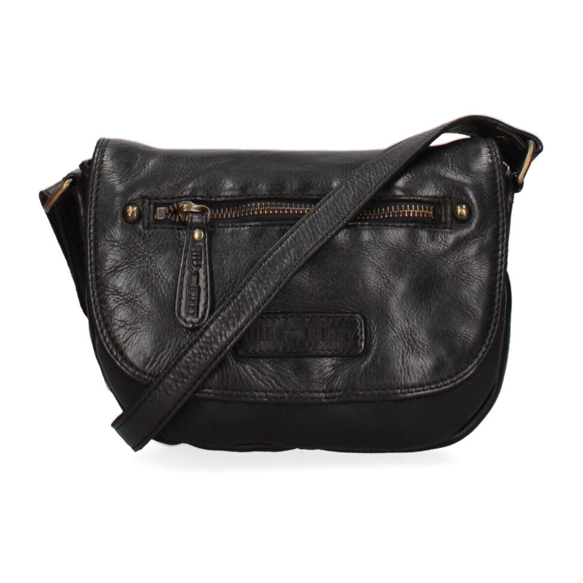 Borsa a tracolla  da uomo In Vera pelle Made in Italy 21x17x4,5 cm