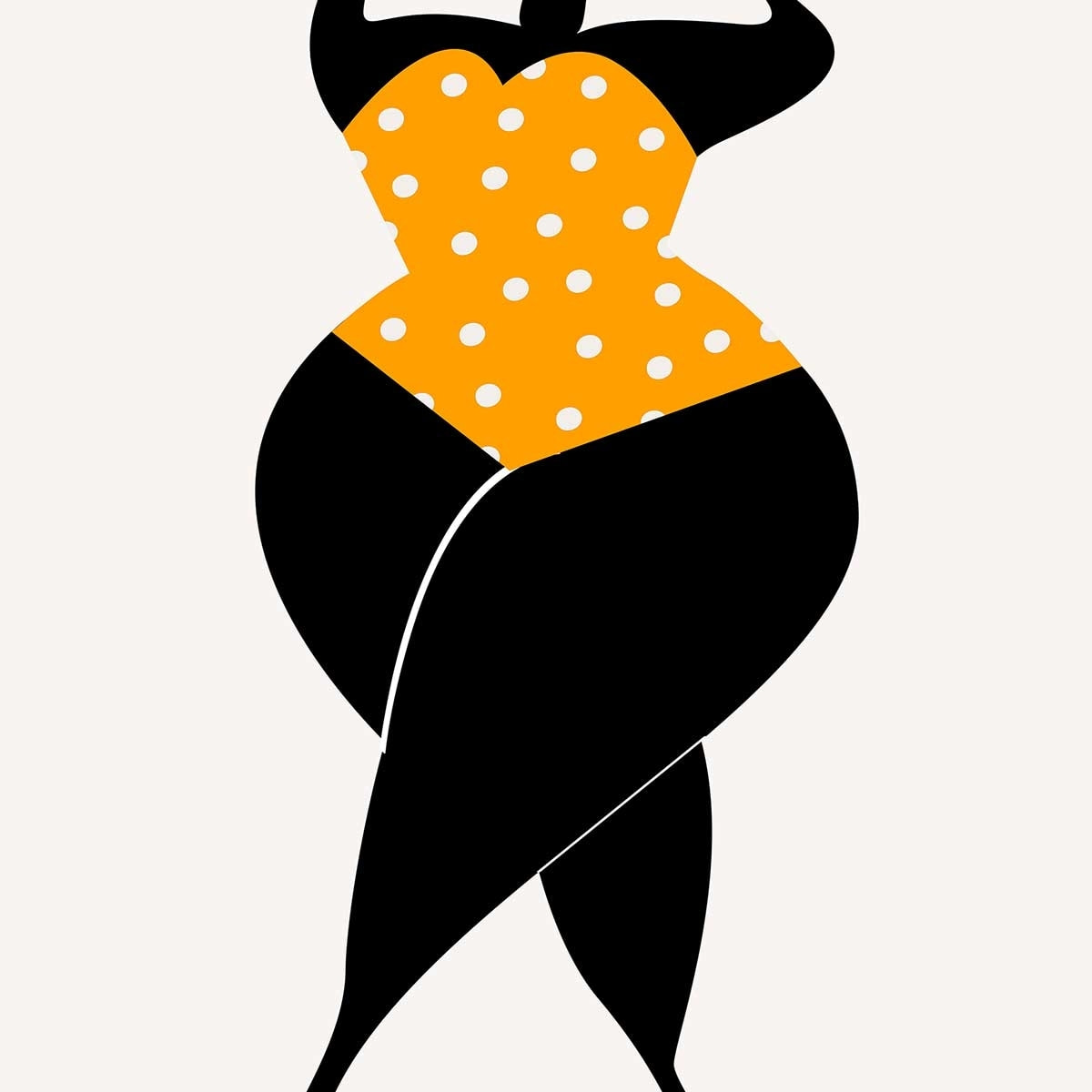 Tableau silhouette estivale Toile imprimée