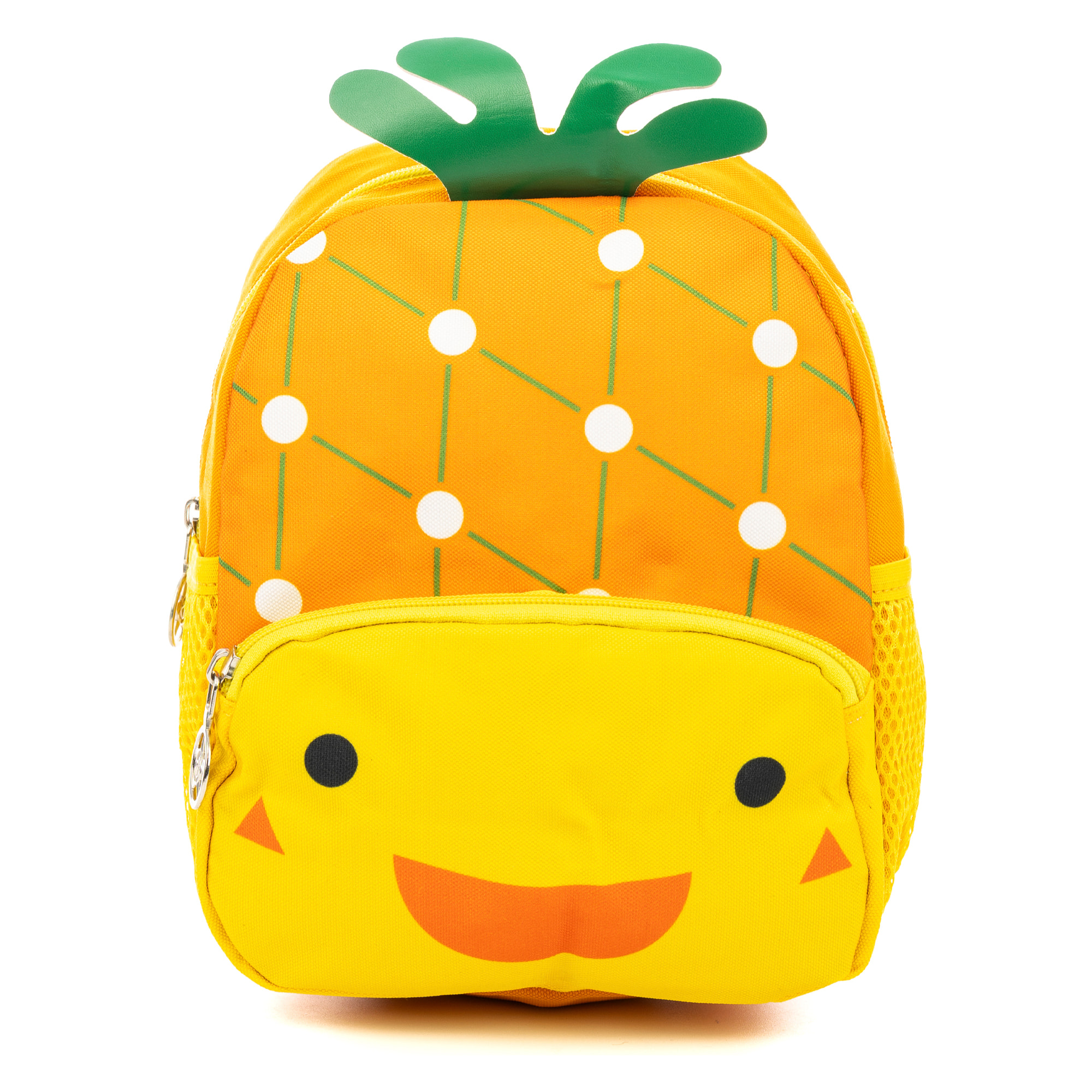 Mochila infantil con diseño de Piña. Con hombreras acolchadas, transpirables y ajustables.