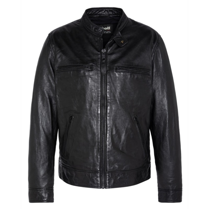 LCNEWPORTXMOTOR JACKETLEATHERBLACK