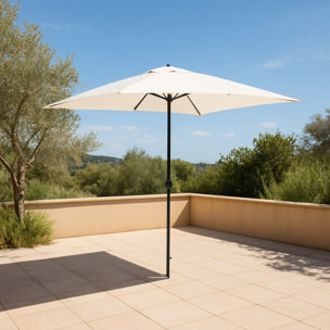 Parasol  ecru  rectangle 2,93 x 1,93 m LIGURIA