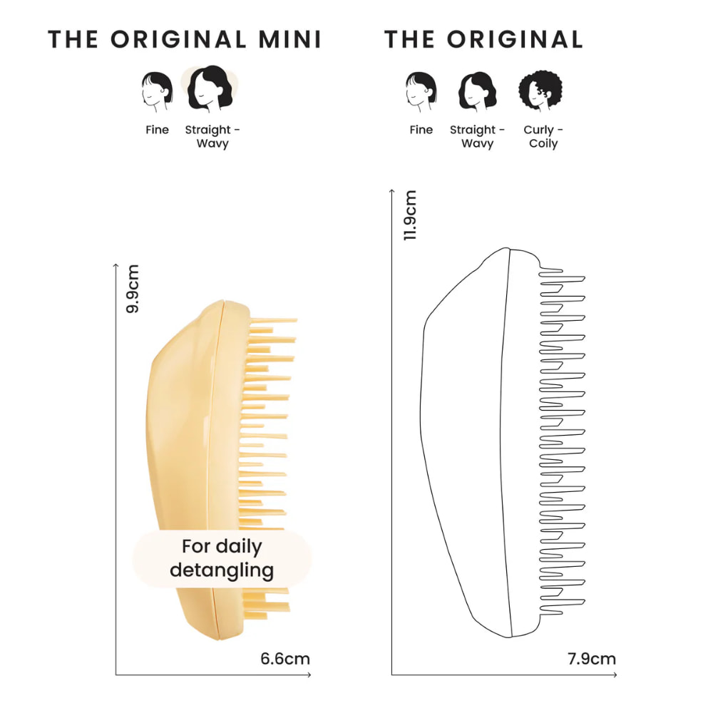 TANGLE TEEZER THE ORIGINAL MINI Buttercup Yellow