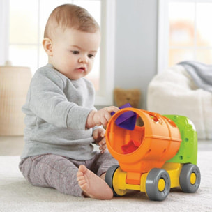 Fisher-Price Camioncino Cercaforme Giocattolo per Bambini con Suoni e Frasi unisex Fisher-Price