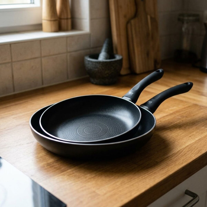 Lot de 2 poêles à frire de 24 cm et 28 cm Elo Smart Life