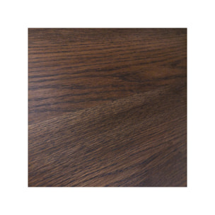 Table basse ronde en bois marron ou noir diam. 90cm - ANGEL