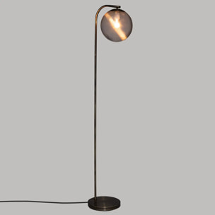 Lampadaire "Night" - métal et verre - mordoré - H153 cm