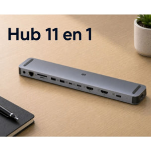 Hub ESSENTIELB 11 en 1 USB C 8k