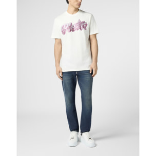 PHILIPP PLEIN Round Neck T-Shirt Gummy Plein Stones