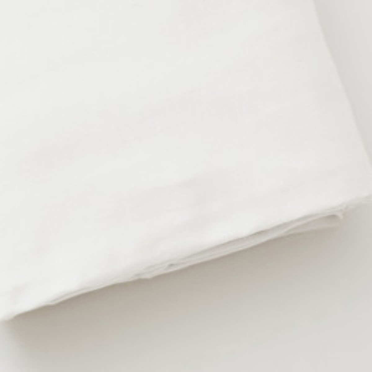Drap housse 140 x 190 cm en coton avec bonnet H. 30 cm - AMBRE
