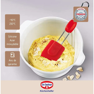 Spatule de pâtisserie en silicone 26,5 cm Dr.Oetker Flexxibel Love