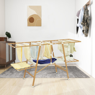 Séchoir à linge pliable NAIROBI bois 20M