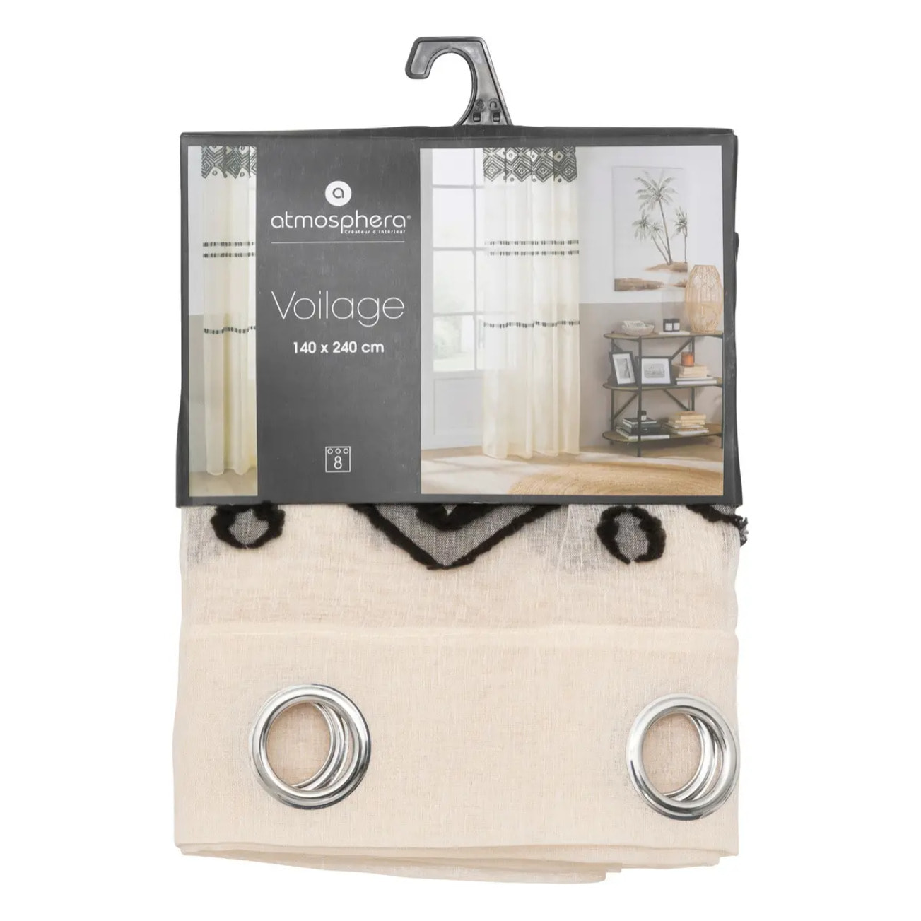 Voilage "Sama" beige 140x240cm