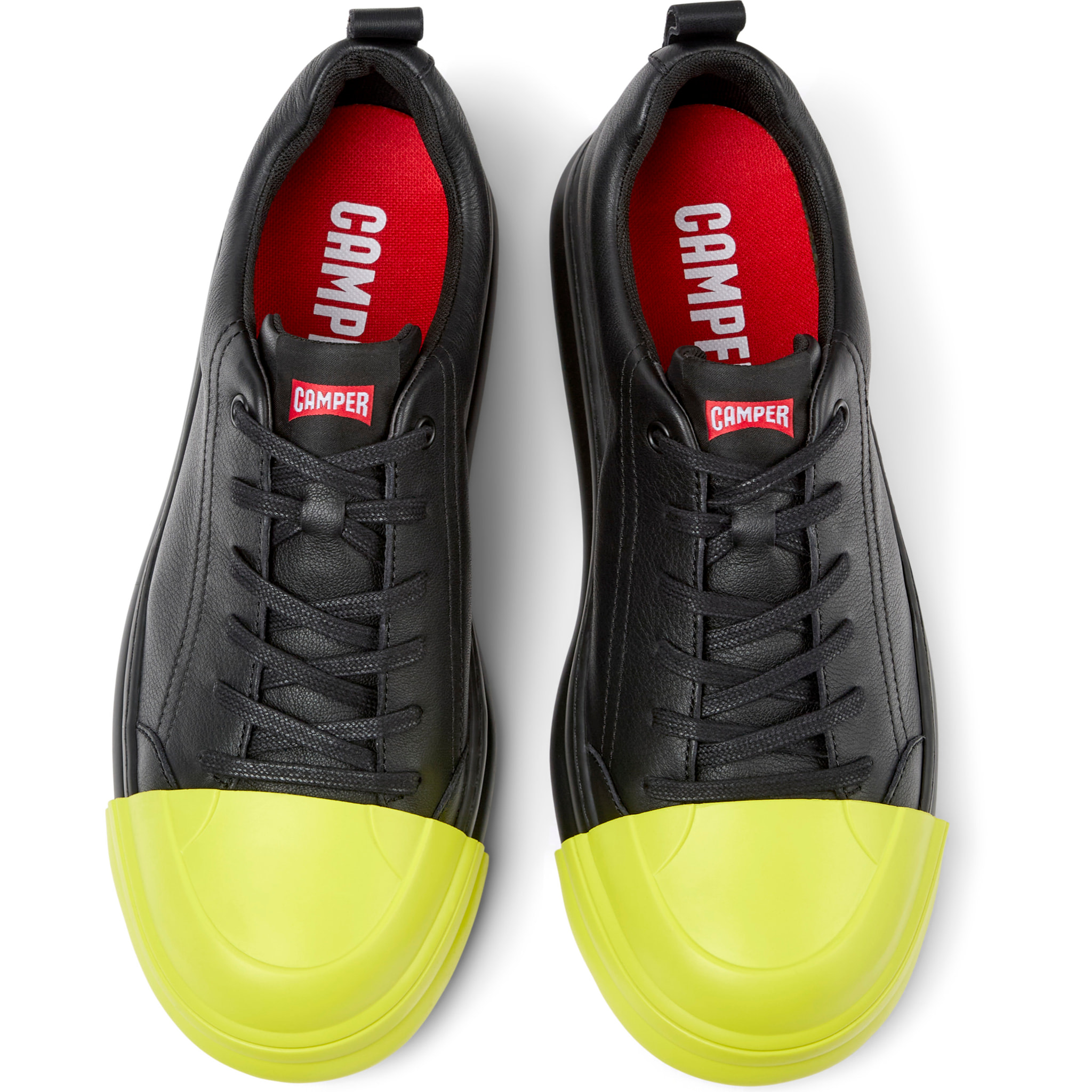 Sneakers - CAMPER Junction Runner - Nero - Pelle liscia