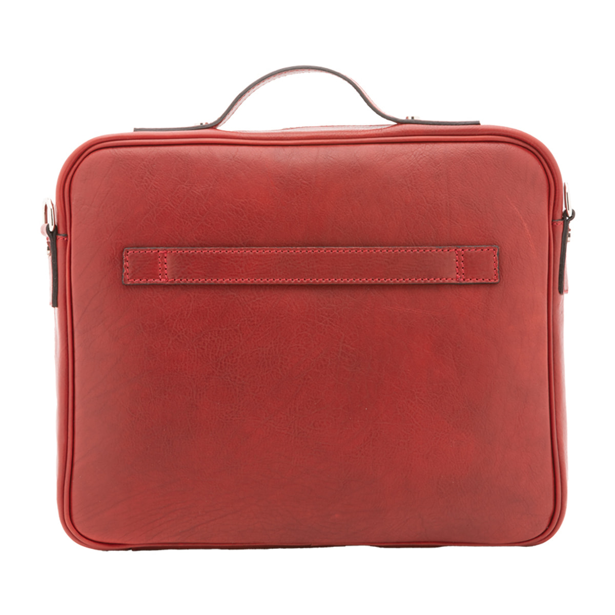 Borsa a mano  unisex In Vera pelle Made in Italy 38x32x6 cm