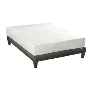 Ensemble Matelas Paris avec sommier en bois