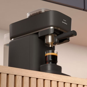 Machine à expresso PHILIPS Baristina BAR300/60 cafetière à grain Noire