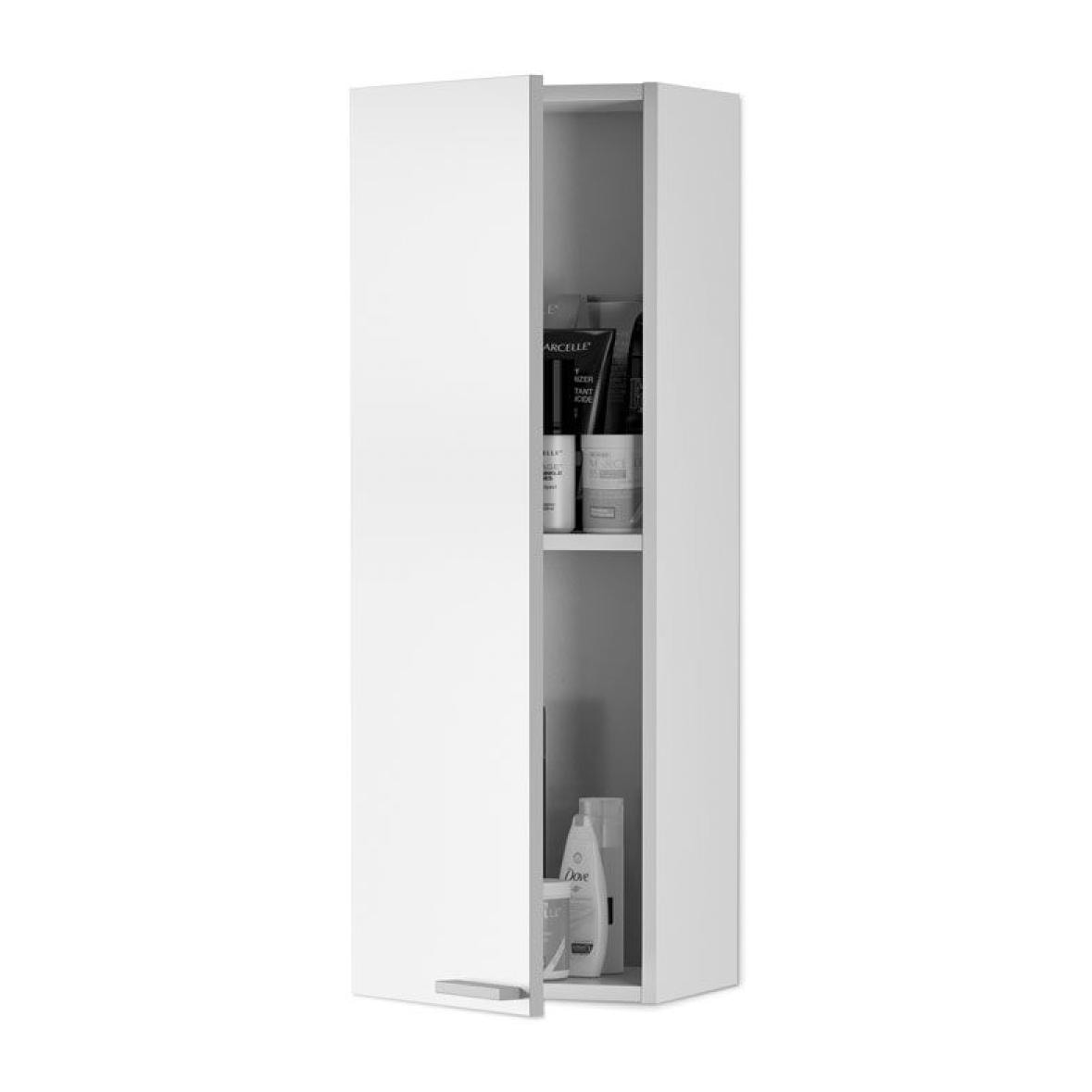 Columna de baño Koncept 1 puerta Blanco Brillo