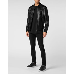 PHILIPP PLEIN Leather Bomber