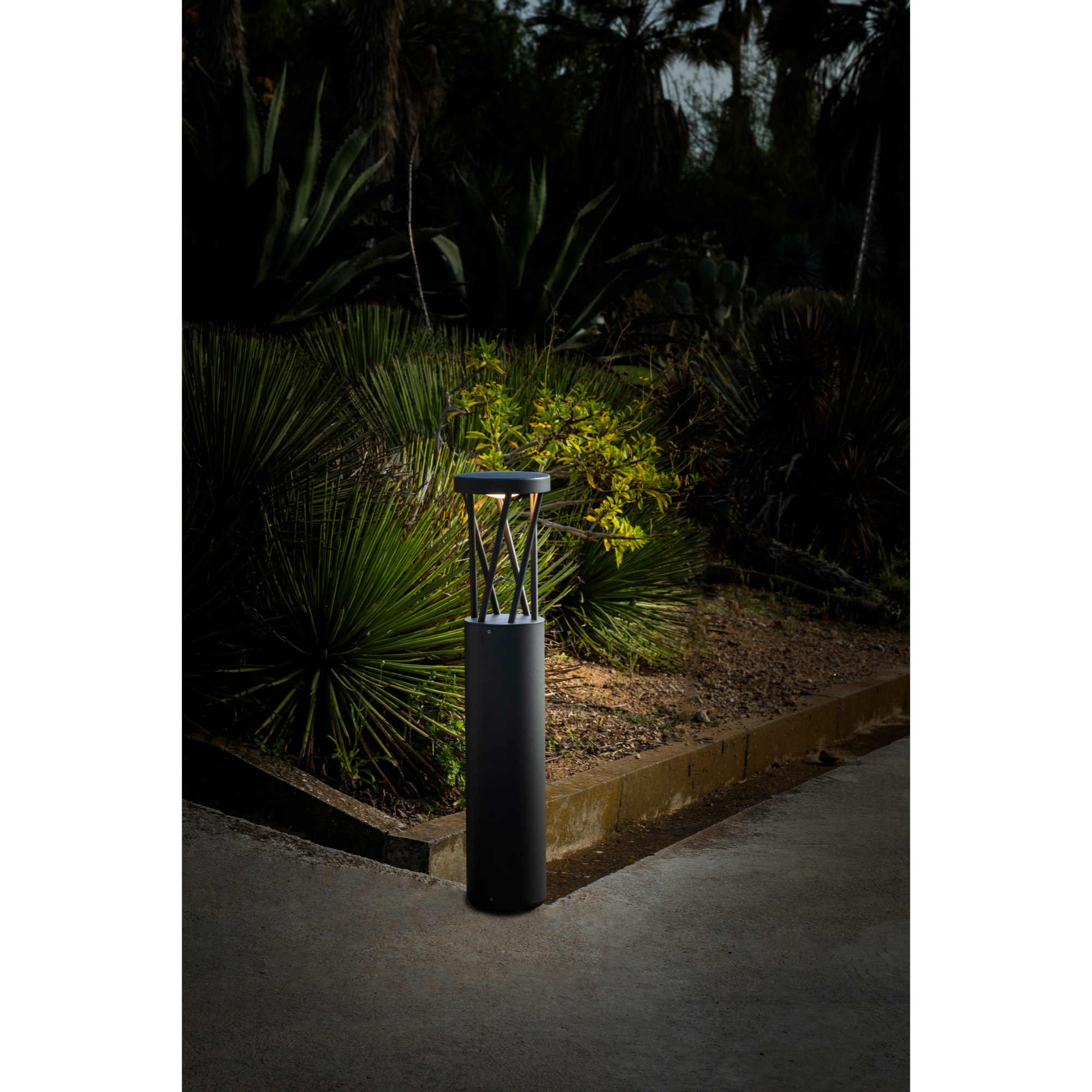 TWIST LED Lampe balise gris foncé