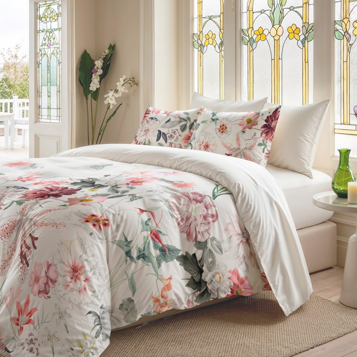 Housse de couette alur blanc