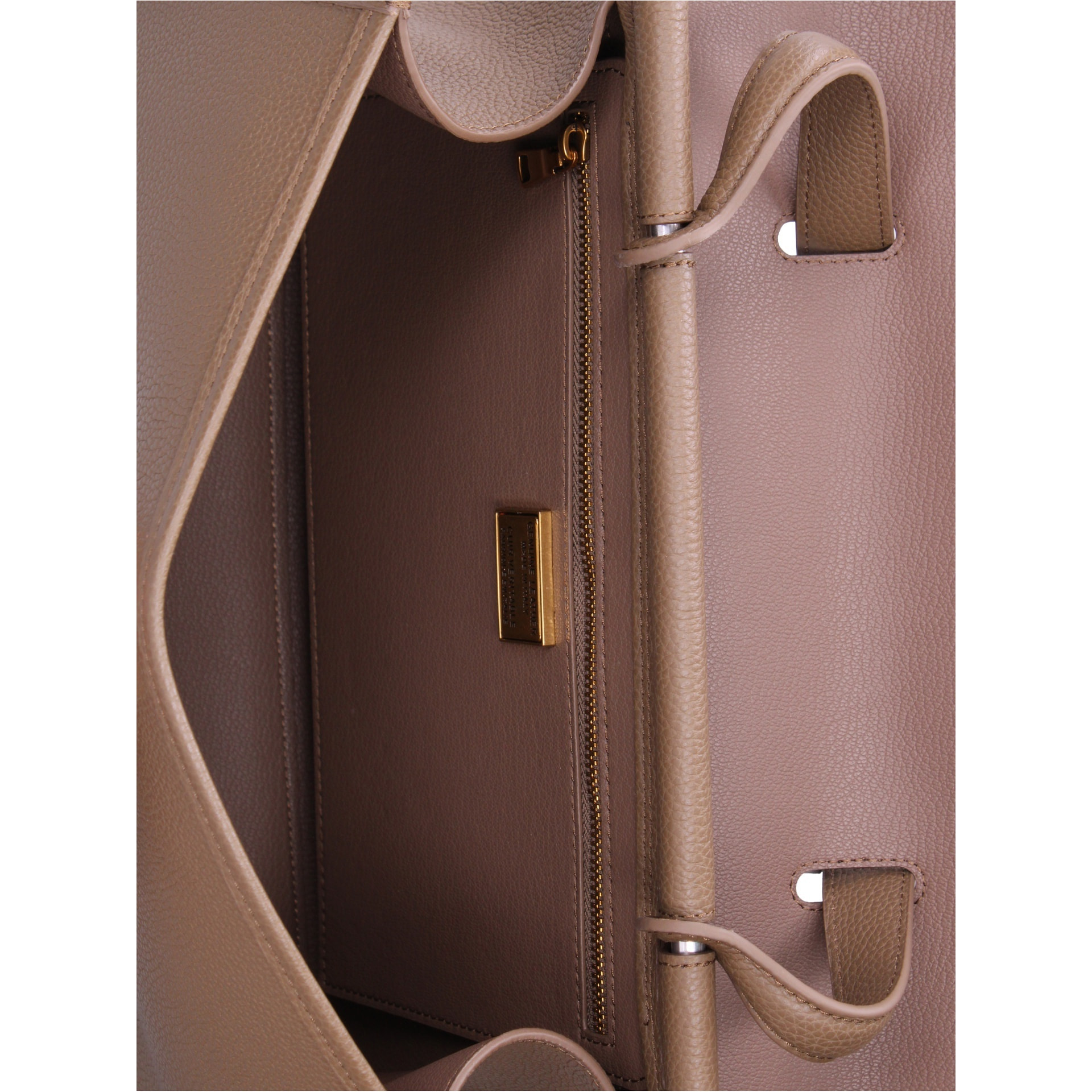 Borsa a mano da donna Made in Italy - Modello Fiorenza Lux - 100% pelle - 33.0 x 20.0 x 9.0 cm