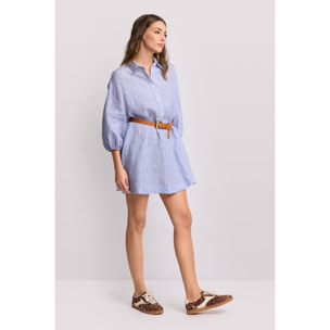Kocca - Abito a righe modello chemisier Donna, Righe, Colletto di camicia