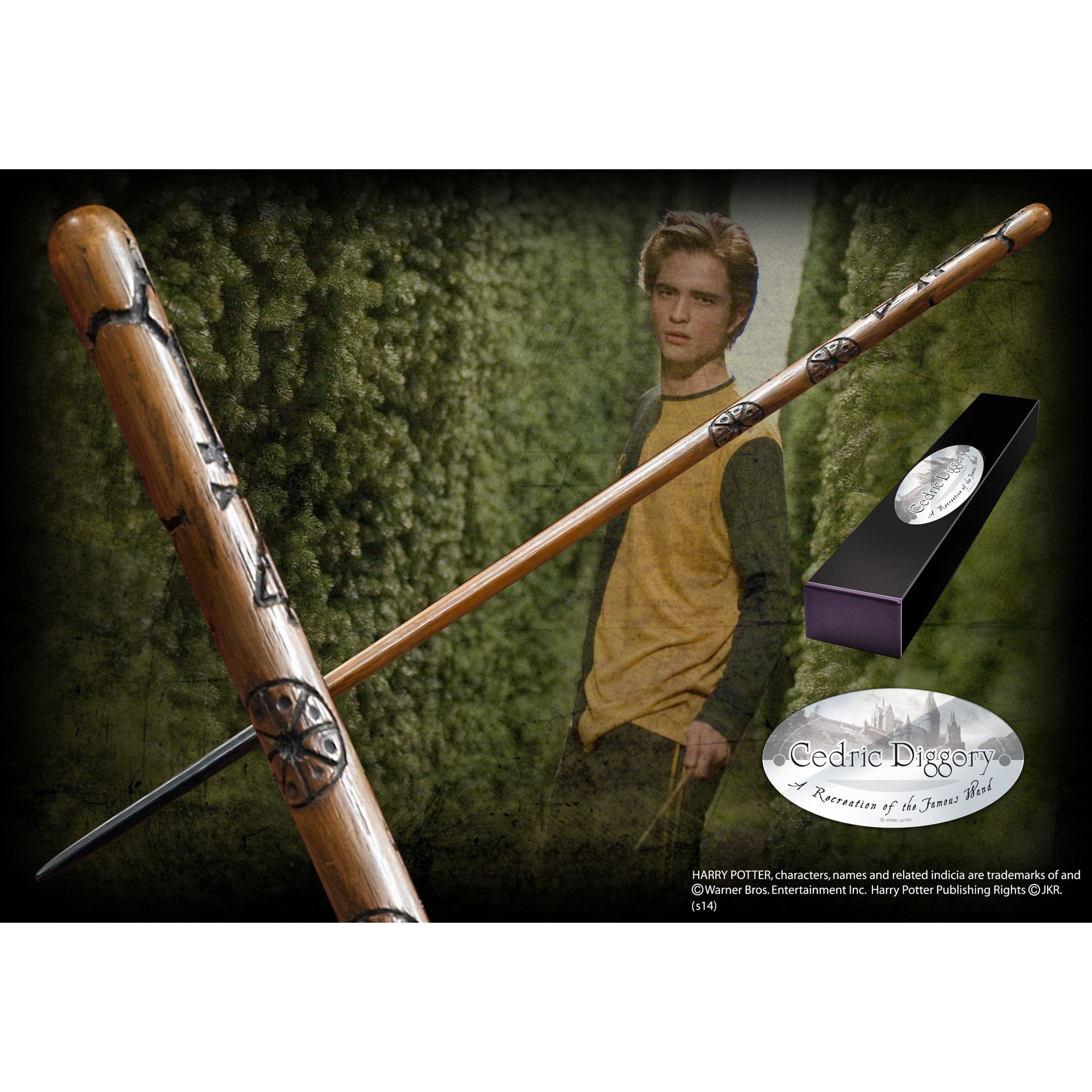 Harry Potter Bacchetta Magica Character Cedric Diggory Noble Collection