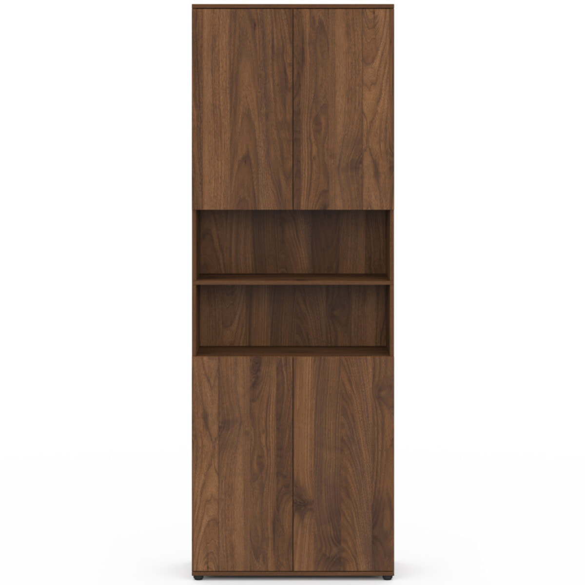 Armoire salle de bain Tom effet noyer 4 portes