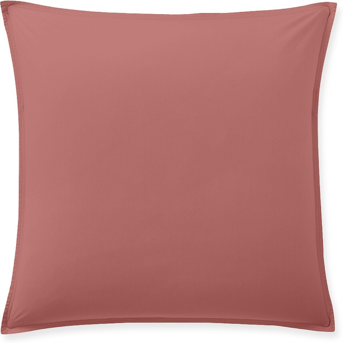 Paire de Taies d'oreiller percale de coton vieux rose