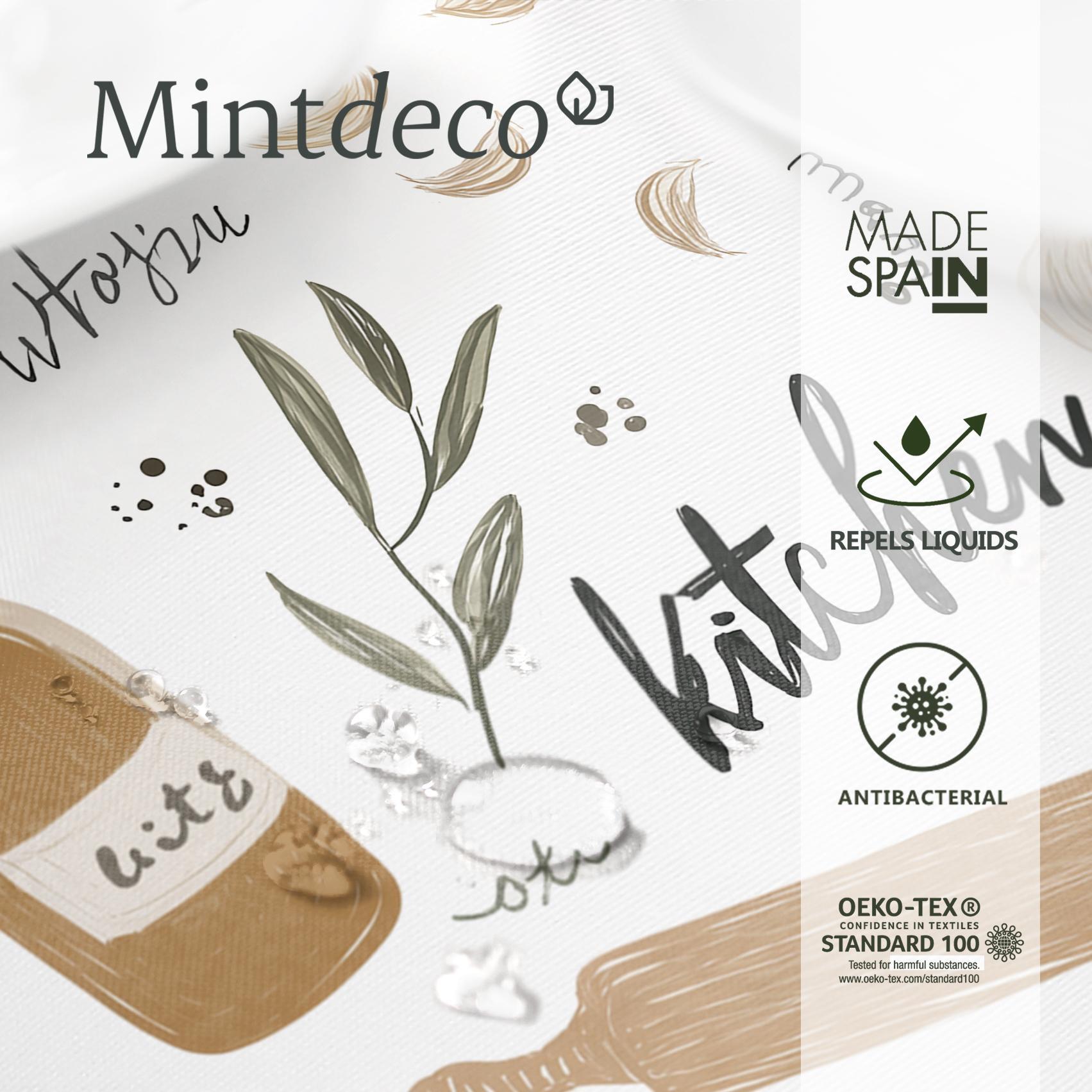 Nappe anti-taches KITCHEN OCRE - enduite