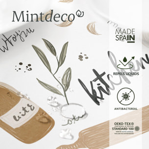 Nappe anti-taches KITCHEN OCRE - enduite