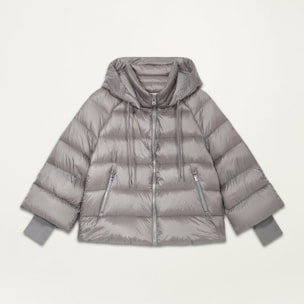 Oltre - Real down hooded duvet - Gris