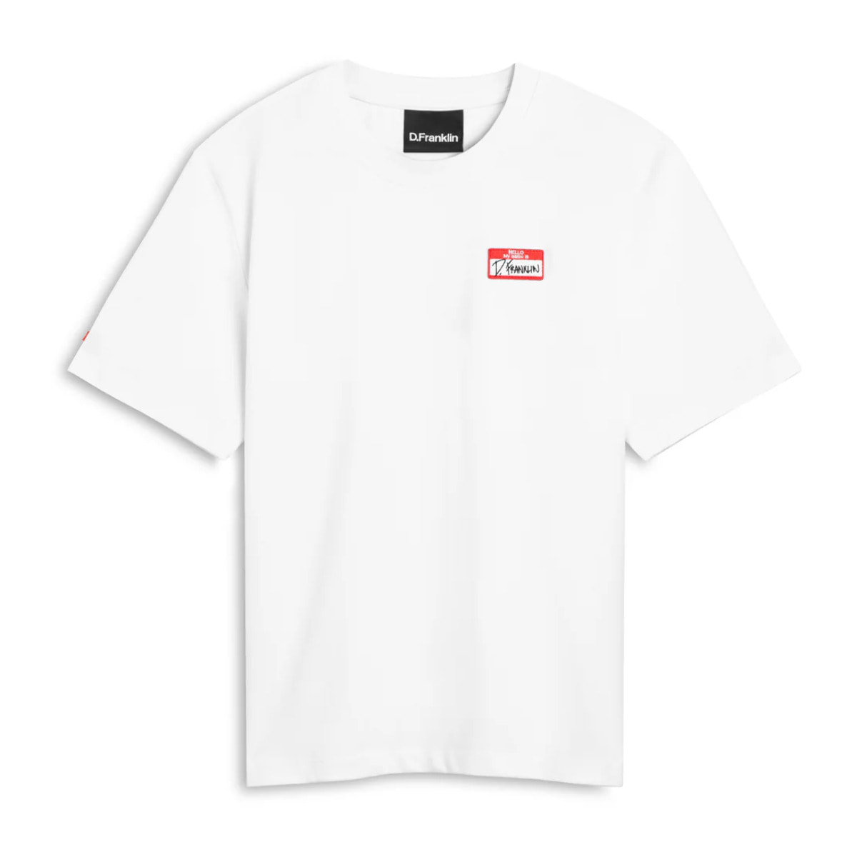 Camiseta My Name Is Patch Blanca