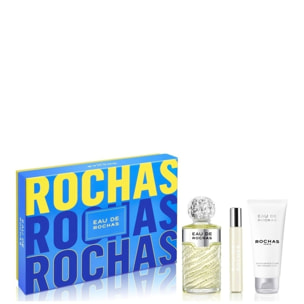 Eau de Rochas - Coffret Eau de Toilette 100ml + Lait Corps 100ml et Vaporisateur 20ml