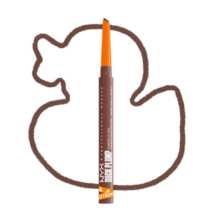 NYX Professional Makeup Duck Plump Plumping Lip Liner, crayon à lèvres, jusqu'à 10h de tenue, fini mat, Subtle Touch