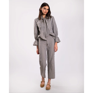 Pantalón de mujer recto cropped.