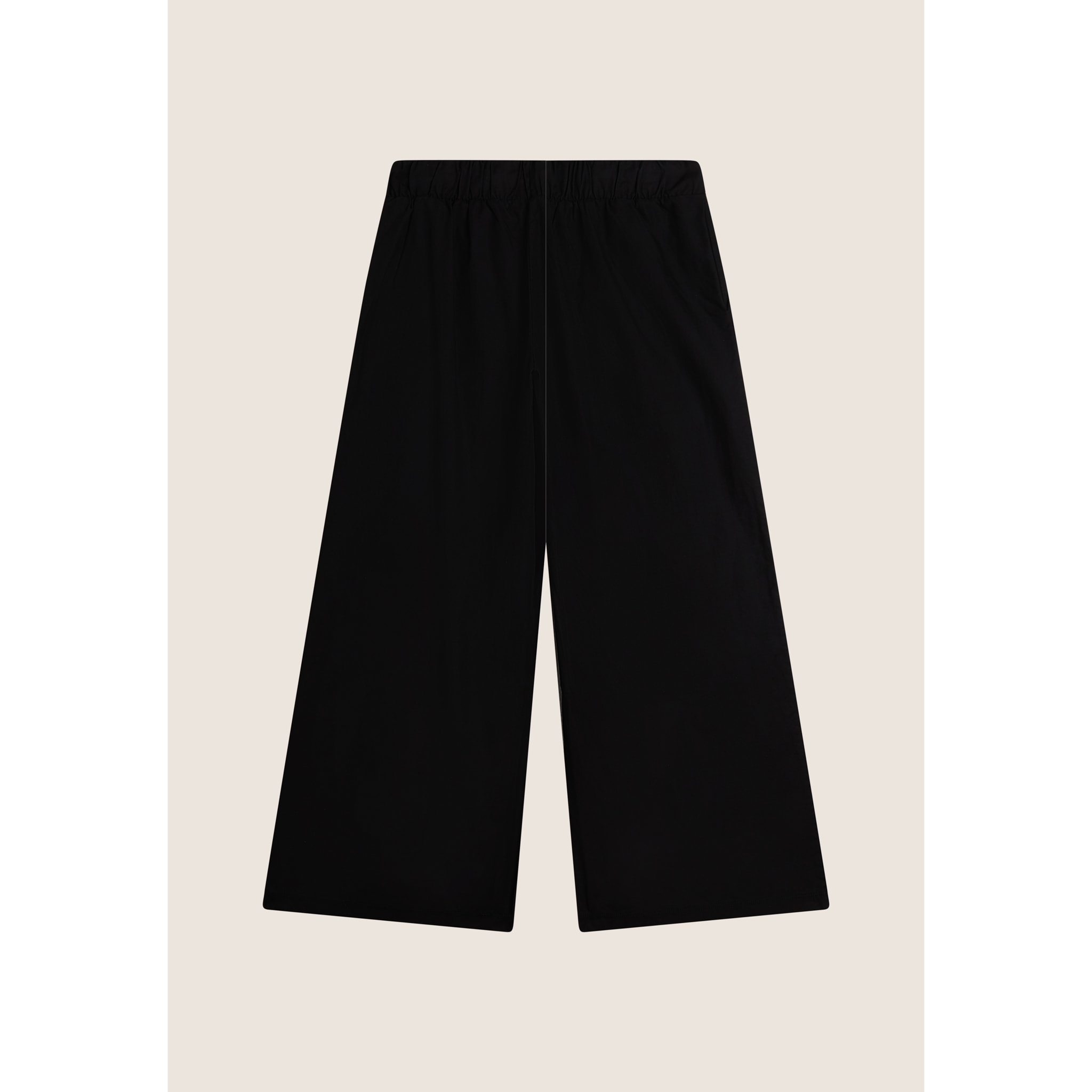 Pantaloni sportivi wide leg da donna in cotone stretch