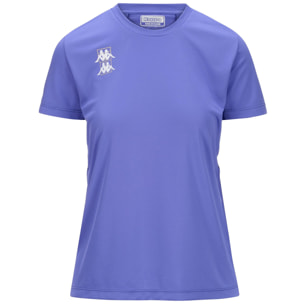 Kappa - Camisetas de juego Mujer Violeta - Kombat Padel Fitasi