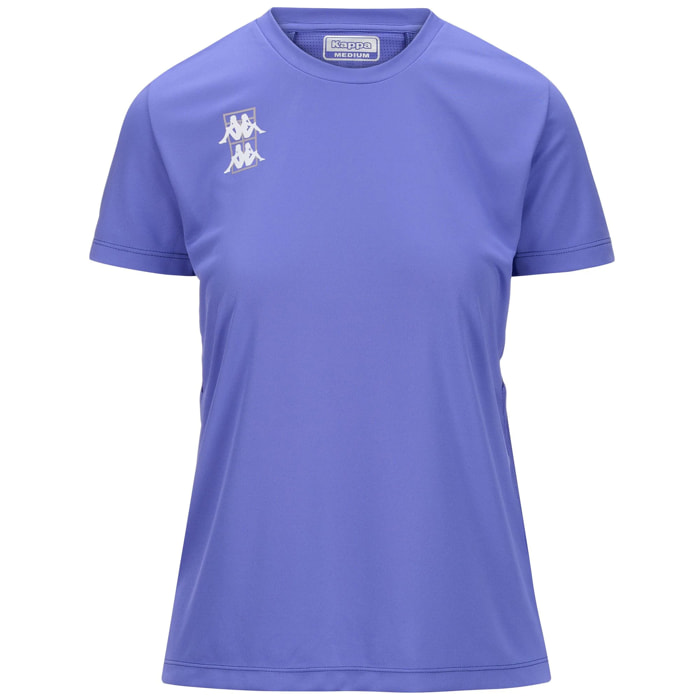 Kappa - Camisetas de juego Mujer Violeta - Kombat Padel Fitasi